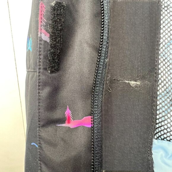 Roxy Girls Black Dry Flight Technology Hooded Ski Snowboard Jacket Size 14 XL - Picture 4 of 6